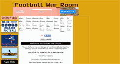 Desktop Screenshot of footballwarroom.com